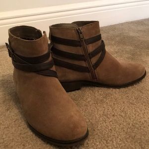 Cute Suede Style Ankle Booties